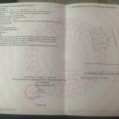 ĐẤT ĐẸP – GIÁ TỐT – Vị Trí Đắc Địa Tại Thôn Đoài, Xã Nam Hồng, Huyện Đông Anh, Thành phố Hà Nội