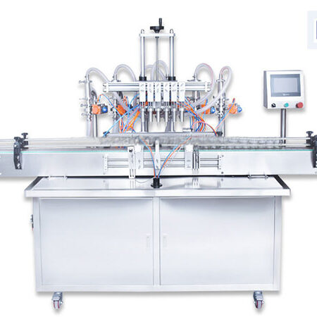 Máy chiết rót 4 vòi tự động Máy chiết rót 4 vòi tự động