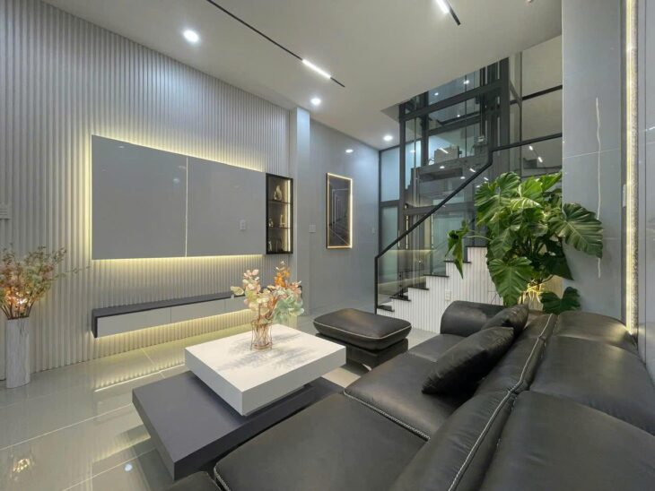 HIẾM !! Nhà mới ở ngay, 4 Tầng, 65m2, mặt tiền hẻm kinh doanh 6m, 803 Huỳnh Tấn Phát, Phú Thuận