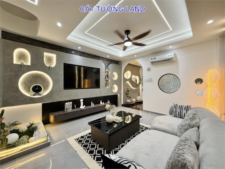 Nhà cực đẹp, Nội thất Cao Cấp. Đường 10m Phạm Văn Chiêu, P.14. Giá 9.9 tỷ