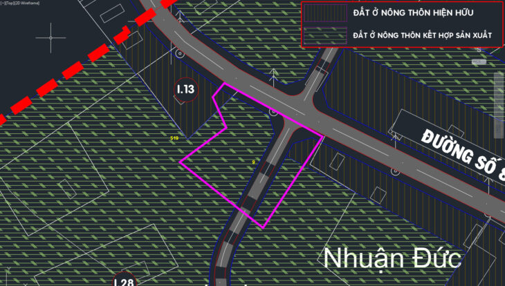Bán đất đường Đỗ Đăng Tuyển – 3362m2 – 64×63 – 500m2 thổ cư – xã Nhuận Đức – Củ Chi