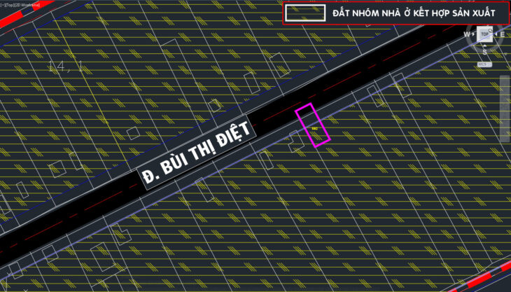 Đất 2 mặt tiền đường Bùi Thị Điệt – 243m2 – 10×24 – 100m2 thổ cư – xã Phạm Văn Cội – Củ Chi