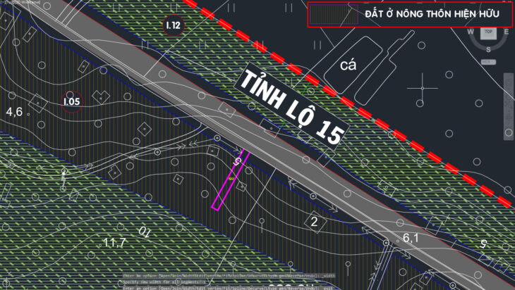 Đất đường Tỉnh Lộ 15 – 358m2 – 6×60 – 200m2 thổ cư – xã Nhuận Đức – Củ Chi