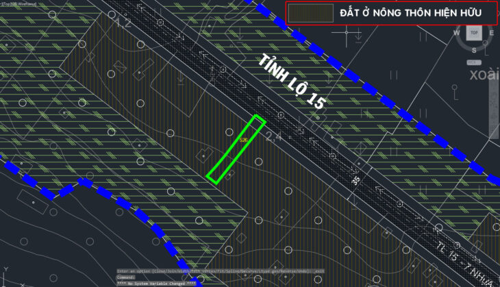 Đất đường Tỉnh Lộ 15 – 626m2 – 10×66 – 120m2 thổ cư – xã Phú Mỹ Hưng – Củ Chi