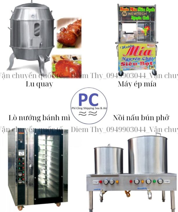 GỬI NỒI NẤU PHỞ, MÁY XAY GIÒ CHẢ, MÁY ÉP MÍA, …