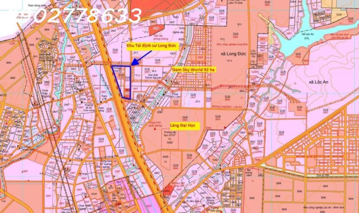 Kẹt tiền chủ bán lô 100m2 thổ cư tái định cư cao tốc Biên Hoà Vũng Tàu giá chỉ 1tỷ6