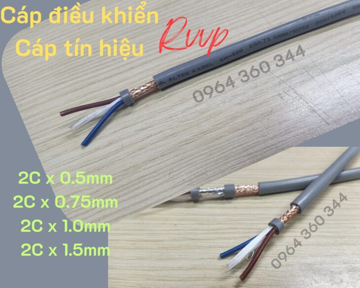 Cáp điều khiển, cáp tín hiệu RVV – RVVP Altek Kabel