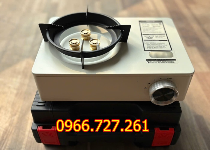 Bếp gas dã ngoại 3 đầu đốt Vinmax VM3D