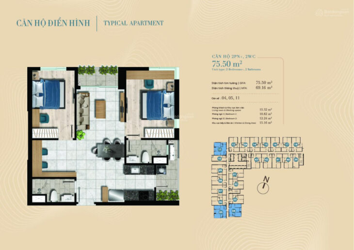 The Gió Riverside – Giỏ hàng độc quyền – TT đợt đầu 10% – CK 50tr – Booking có hoàn 100% + lãi suất