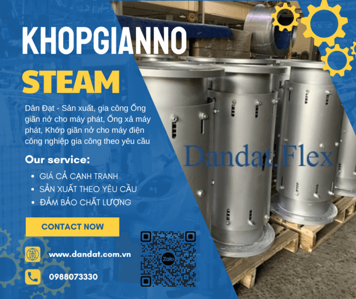 Khớp Giãn Nở Nhiệt Bằng Vải – Khớp giãn nở inox, Khớp giãn nở inox nối bích