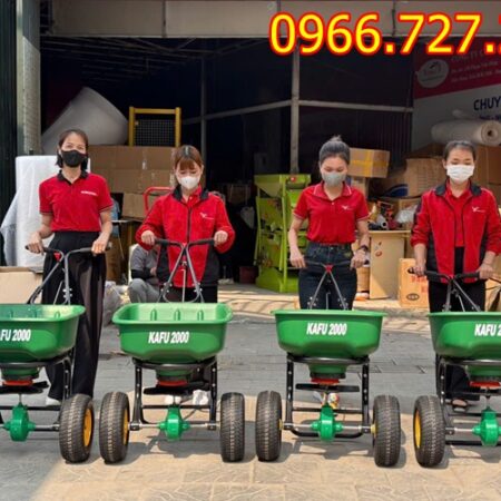Máy rải phân bón đẩy tay Turbo KF2000 Máy rải phân bón đẩy tay Turbo KF2000
