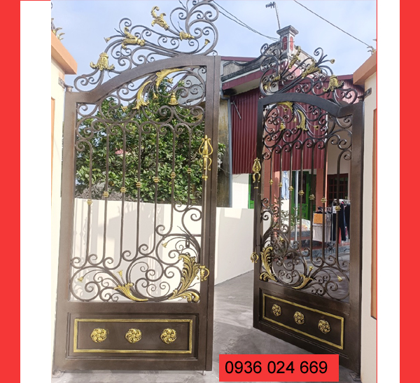 Cửa cổng sắt mỹ thuật