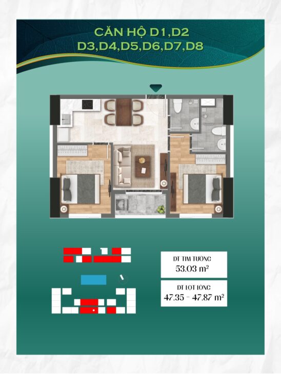 Duy nhất 1 căn 2PN suất Ngoại Giao từ CĐT- Gía chỉ 1ty999. Có HĐ thuê 12tr/tháng