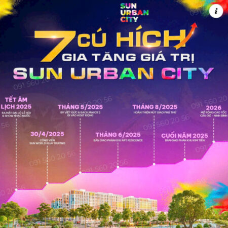 ????Dự Án Sun Urban City Hà Nam Liên hệ ngay với em Hùng: 0367240728 để nhận quỹ căn đẹp nhé! ????