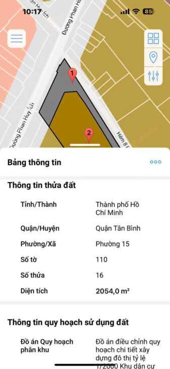 Sở Hữu Ngay Hơn 2000m2 Đất Mặt Tiền 08 Phan Huy Ích Gần Siêu Thị Emart 2