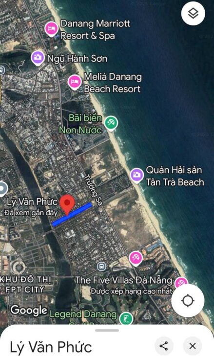 Cần bán lô đất biển Tân Trà, đường Lý Văn Phức, vị trí đẹp, giá đầu tư Cần bán lô đất biển Tân Trà, đường Lý Văn Phức, vị trí đẹp, giá đầu tư