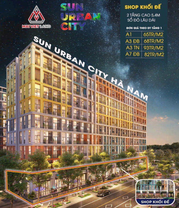 SHOP KHỐI ĐẾ CHÍNH THỨC RA HÀNG… ⏳ 2H ĐẾM NGƯỢC 11h00 BUỔI TRƯA NAY– SUN URBAN CITY CHÍNH THỨC RA