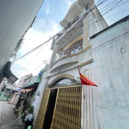 ngây hồ văn lông .gần chợ bà hôm cũ -tân tạo bình tân -45m x3 tầng hxh tông thoáng – chính chu bán