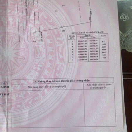 BÁN GẤP LÔ ĐẤT MẶT TIỀN TRẦN VĂN CHẨM – PHƯỚC VĨNH AN, CỦ CHI