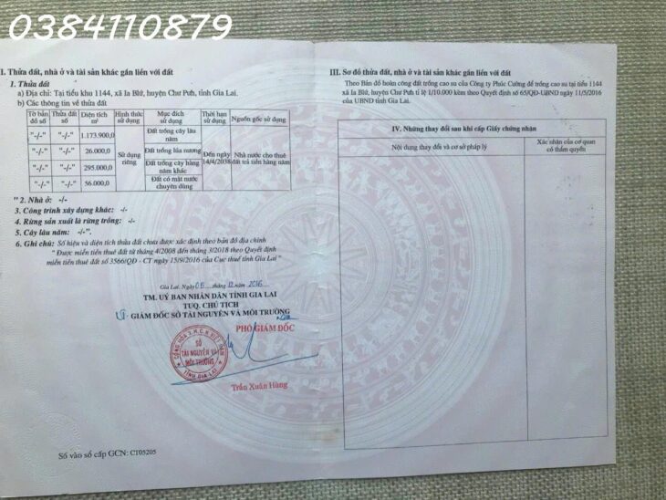 LÔ CAO SU KÈM TRANG TRẠI NHÀ XƯỞNG 741HA GIA LAI BÁN 190 TỶ