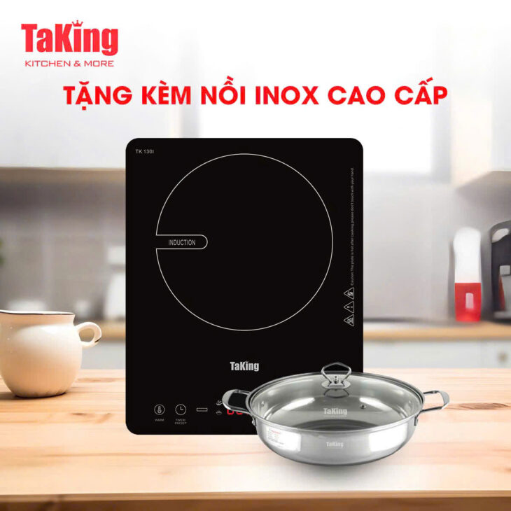 Bếp Từ Cảm Ứng TK 130I TaKing Nhỏ Gọn, Tiết Kiệm Điện Năng