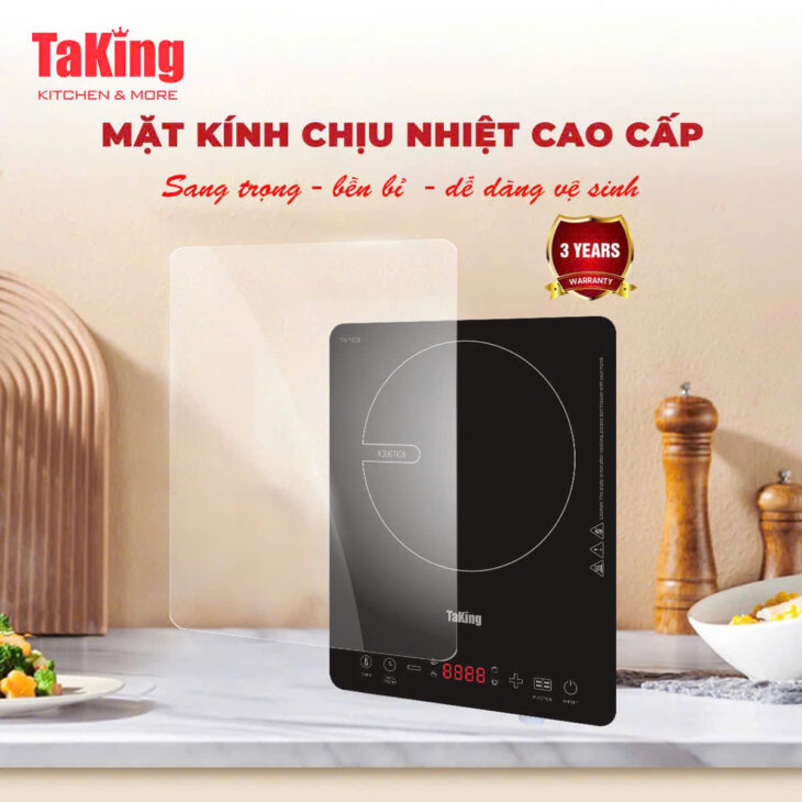 Bếp Từ Cảm Ứng TK 130I TaKing Nhỏ Gọn, Tiết Kiệm Điện Năng