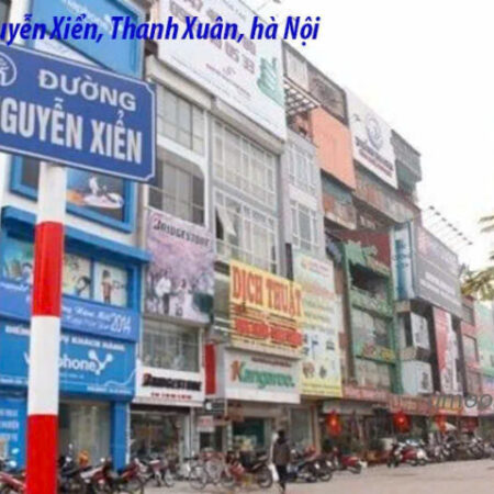 HOT – Bán nhà mặt phố Nguyễn Xiển – Thanh Xuân, 82m2, 2 mt kinh doanh GIÁ 27,9 tỷ