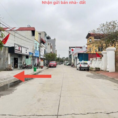Bán đất dịch vụ tổ 5, Quang Minh, Mê Linh. Mặt tiền kinh doanh, đường rộng 8m, có vỉa hè.