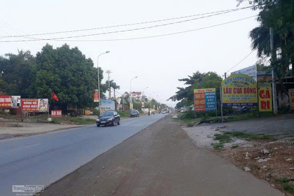 Đất mặt đường 21a khu công nghệ cao hoà lạc, 15m mặt tiền