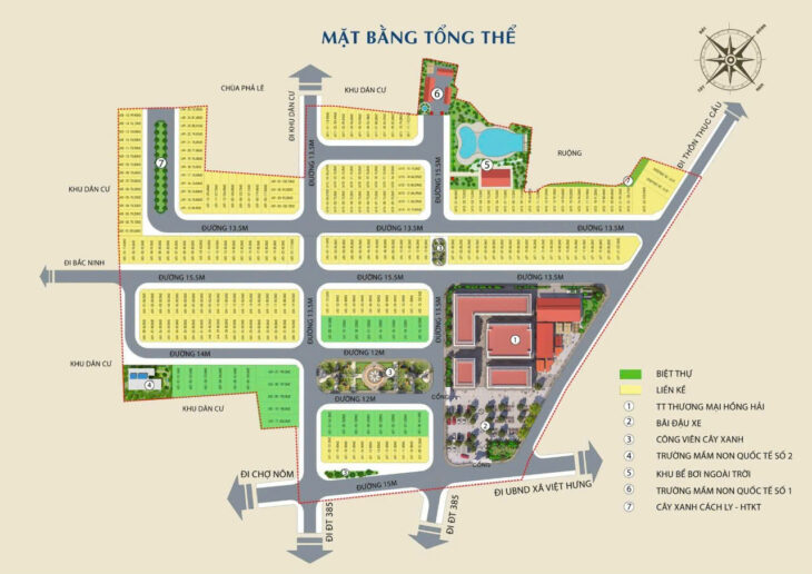 cửa hàng House 4 tầng, 2 trước mặt tại dự án công trình Hồng Hải, Đại Đồng, Văn Lâm, giá bán 1ty7x