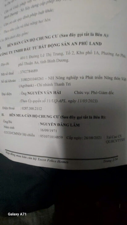 Chính Chủ Cần Bán Căn hộ chung cư TECCO HOMES