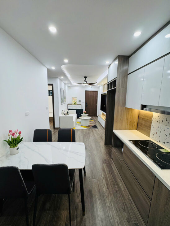 Căn hộ chung cư SỔ ĐỎ – VP5 Linh Đàm – Hoàng Mai dt 64m2 * 2 ngủ full nội thất mới – Giá 3.7x tỷ