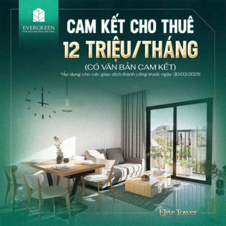 Mở bán quỹ 35 căn góc 3PN cuối cùng tại Evergreen Bắc Giang