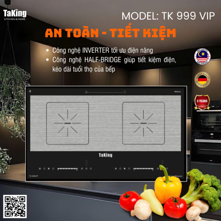 Bếp Từ Đôi TK 999VIP TaKing – Thăng Hoa Trải Nghiệm Nấu Nướng