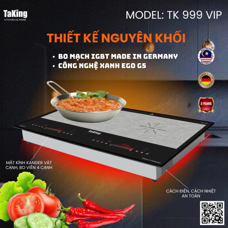 Bếp Từ Đôi TK 999VIP TaKing – Thăng Hoa Trải Nghiệm Nấu Nướng
