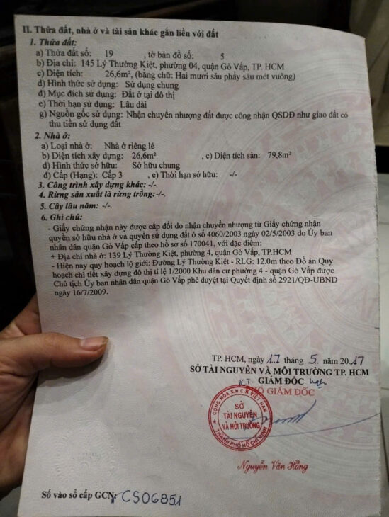 ????MẶT TIỀN 145 Lý Thường Kiệt P4 Gò Vấp 3 lầu giá 5.35 tỉ tl