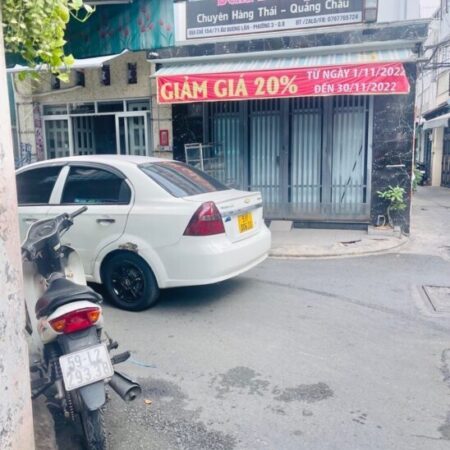 [P3Q8]- CHỈ 6.3 TỶ- HXH ÂU DƯƠNG LÂN- DT: 45M2 ( 4 X 11) NỞ HẬU . SÁT NGAY CẦU CHỮ Y ĐẮC ĐỊA.