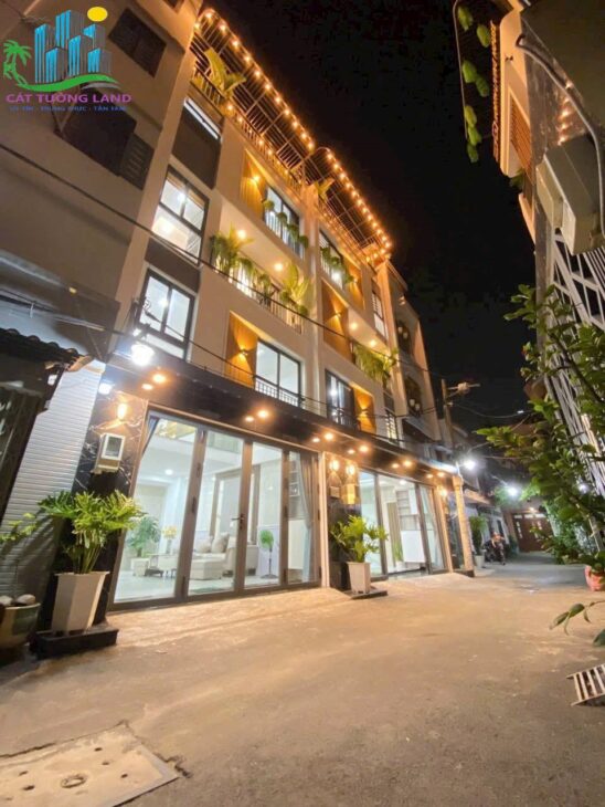 Nhà Mới 5 Tầng, Thang Máy (5x10m). Đối diện Emart 2 Phan Huy Ích, Giá 7.19 tỷ