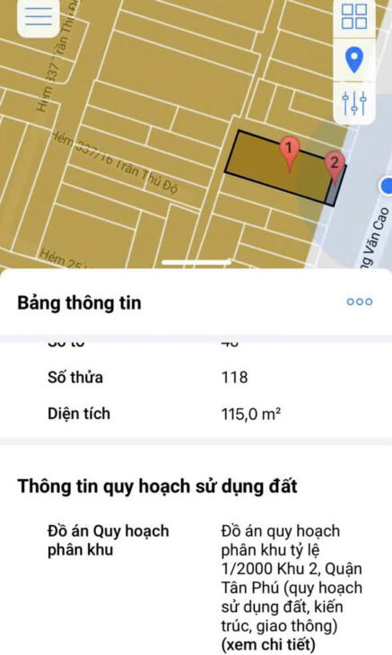 SỞ HỮU NHÀ ĐẸP – ĐẦU TƯ SINH LỜI – VỊ TRÍ Đắc Địa Tại : Phú Thạnh – Tân Phú – Hồ Chí Minh