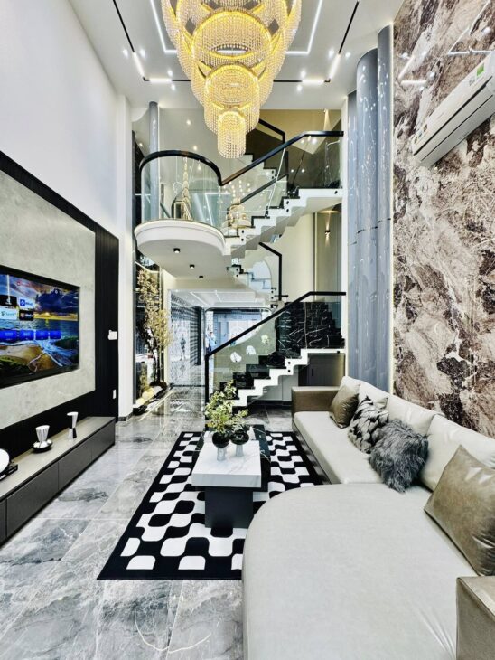 Nhà 5 Tầng, TK hiện đại, Full nội thất. Phạm Văn Chiêu, P.14, gần Tham Lương