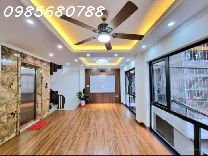 Bán nhà mặt ngõ thông kinh doanh Phú Thượng, Tây Hồ, nhà 7 tầng thang máy 42,5m2 lô góc giá 9,x tỷ