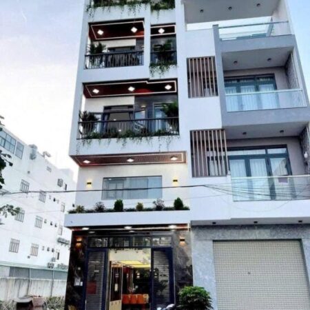 Siêu phẩm! 4 lầu, 5pn, 6wc, Full Nội Thất, đường 12m, gần uỷ ban Q12