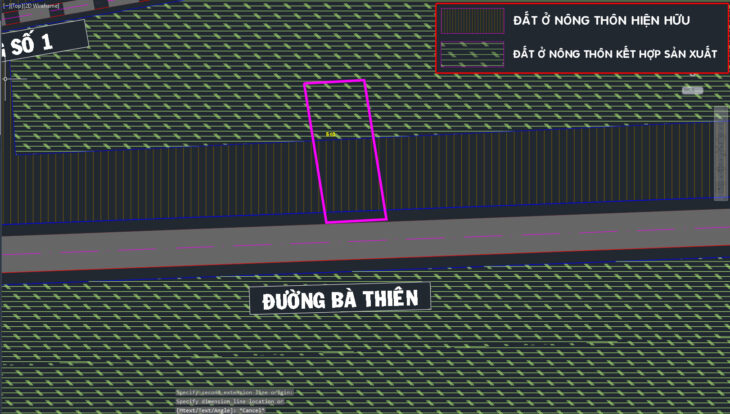 Bán nhà đường Bà Thiên – 2100m2 – 30×70 – 300m2 thổ cư – xã Nhuận Đức – Củ Chi