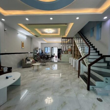 GX3- BÁN NHÀ MỚI ĐẸP LONG LANH- HẺM XE TẢI- 3 TẦNG- 107M2– 7.25 TỶ KHU LÊ VĂN QUỚI- NGANG HƠN 6M –