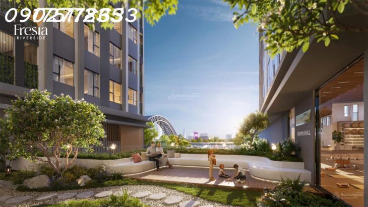 Đầu tư đợt 1 căn hộ view sông Fresia Riverside, booking 0 đồng, HTLS 18 tháng, TT 2%/ đợt