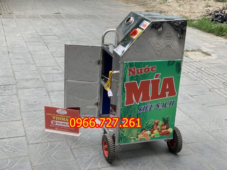 Máy ép mía siêu sạch 3 lô inox ep kiệt 1 lần