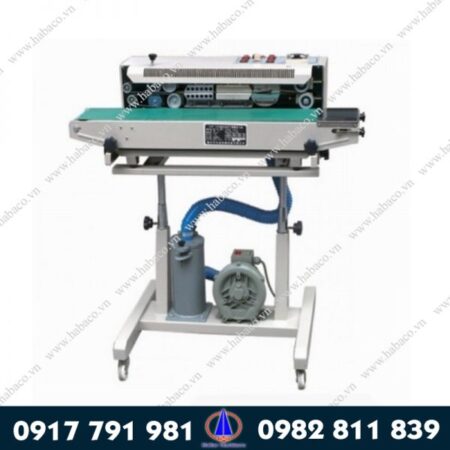 Máy hàn miệng túi liên tục có thổi khí Máy hàn miệng túi liên tục có thổi khí