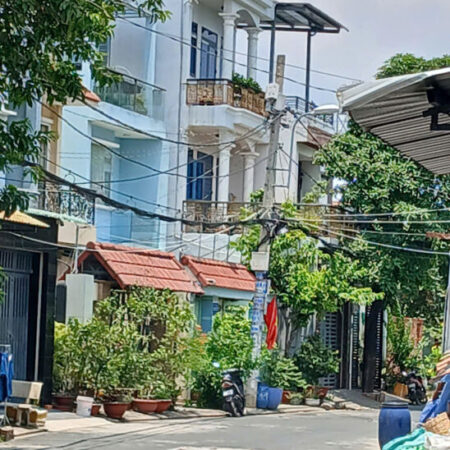 Bán nhà 100m2, 3 tầng, 3PN, 4WC, Trung Mỹ Tây 2A, Q12, 5.6 tỷ – Sổ Hồng