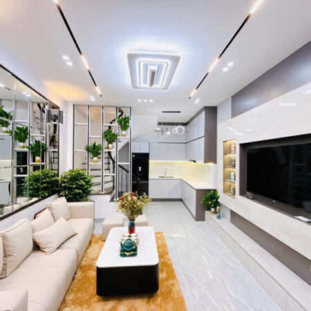 CHỈ 6.1 TỶ – SỞ HỮU NHÀ ĐẸP LUNG LINH 5 TẦNG TẠI CẦU GIẤY – FULL NỘI THẤT – NGÕ BA GÁC – Ở NGAY