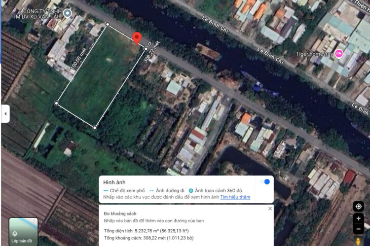 Cần Bán 5240m2 Đất Thổ Cư – Đường Trương Văn Đa, Bình Lợi – Bình Chánh Chỉ 60 Tỷ